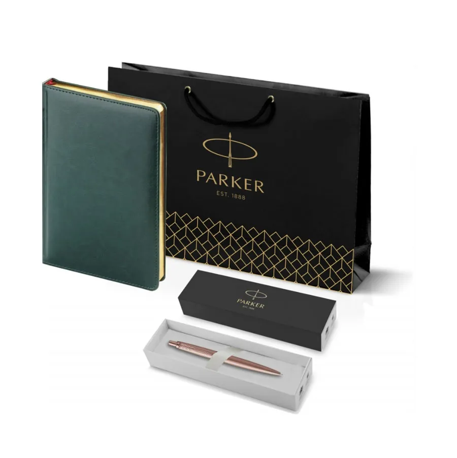 Parker Набор: Шар.руч Jotter XL SE20 Monochrome Pink Gold BP(2122755) + Ежедн. недат.зел.(212_3_128052755) 