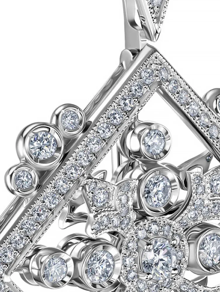 ALROSA Diamonds BH141D21S Брошь-подвеска  Фото 4